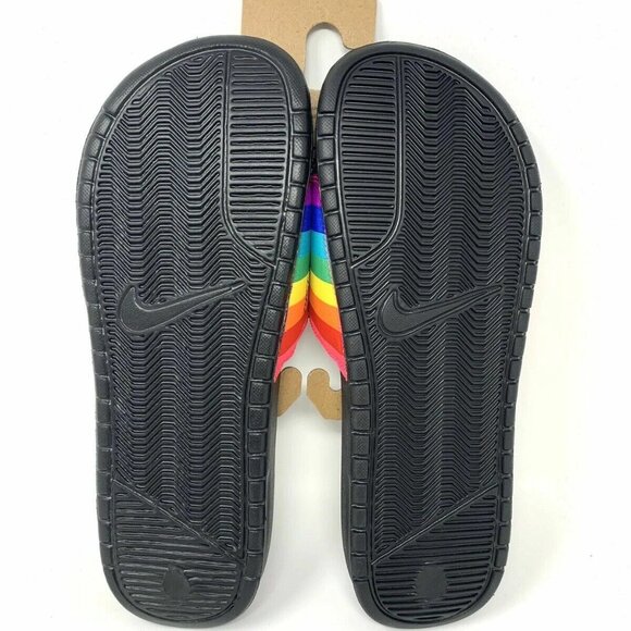 Nike Benassi JDI BETRUE Slide Sandals Men Size 11 Black Rainbow LGBTQ CD2717-001 main image 14